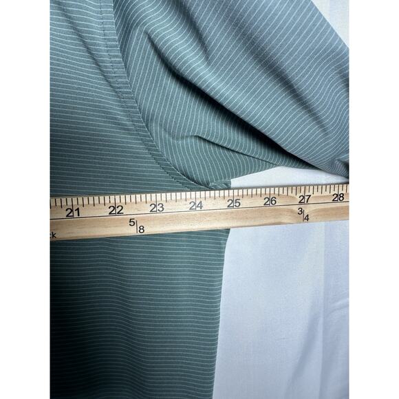 Peter Millar Polo Summer Comfort Mens Sz XL Golfcore Pinstriped Embroidered - Picture 4 of 8